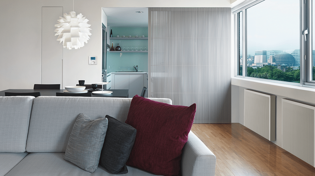 Apartment featuring Elkatherm wall mounted radiator