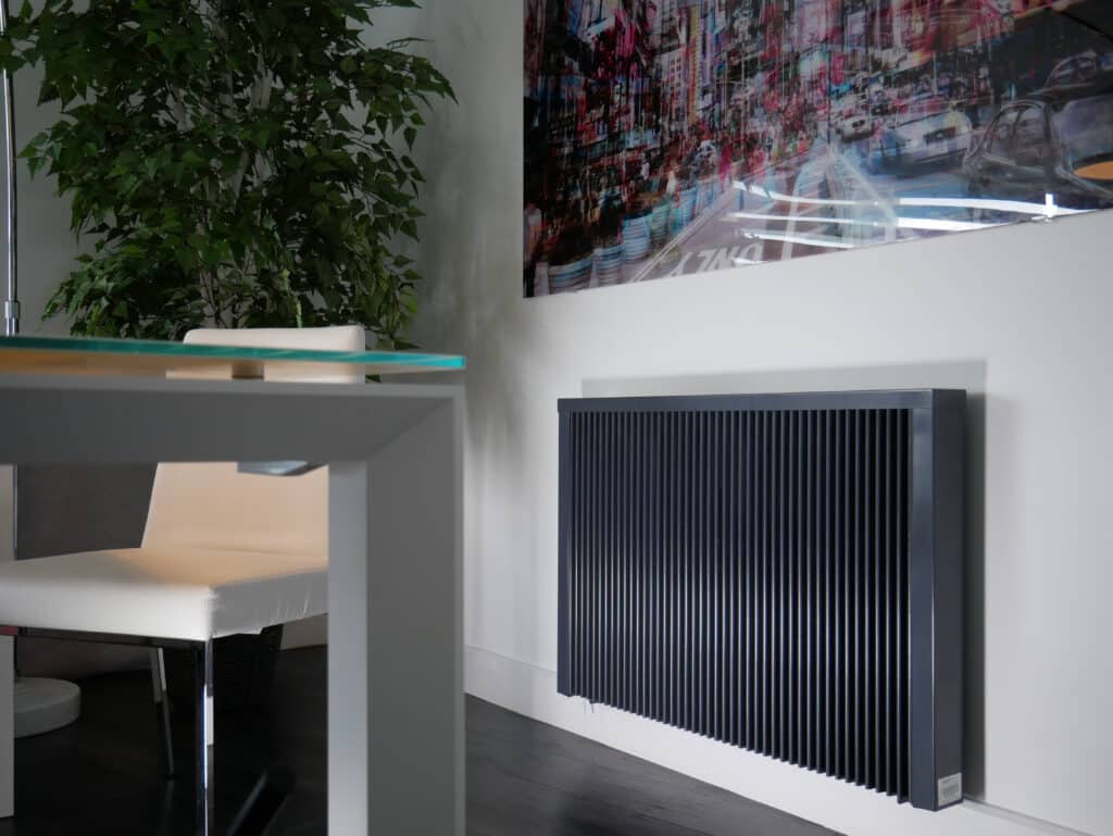 Electric Radiator in a Home Office