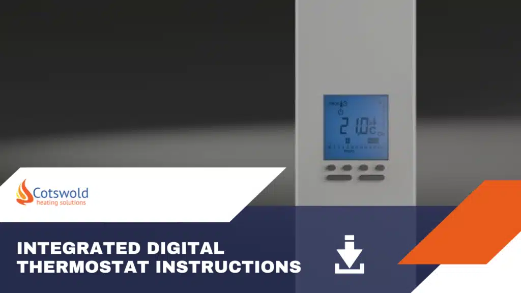 Integrated Digital Thermostat Instructions