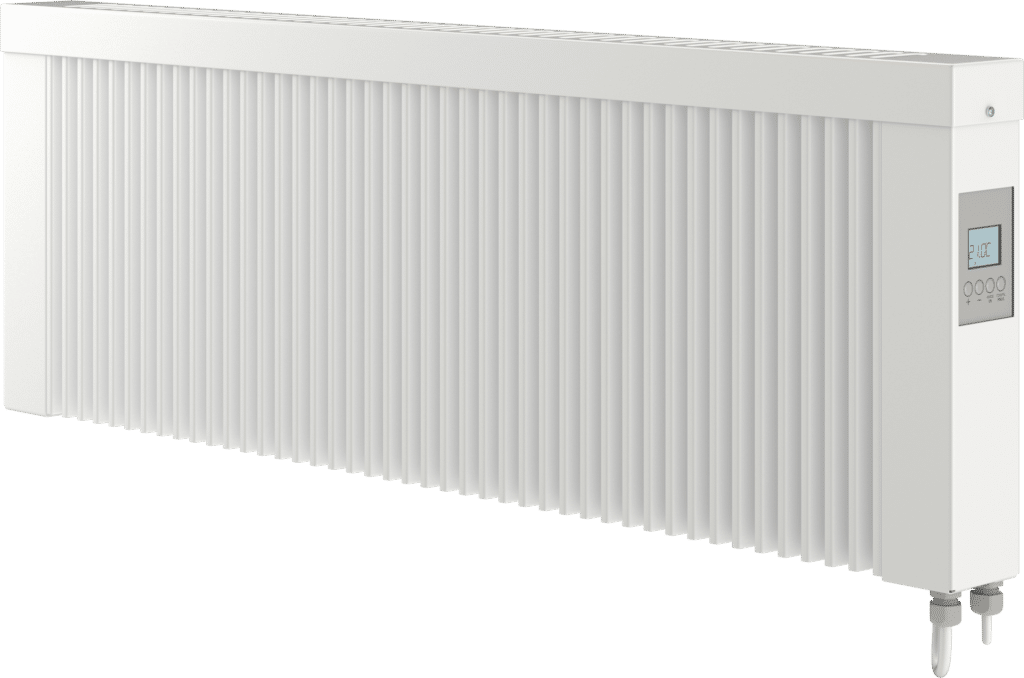 Low height/compact RadTherm electric radiator