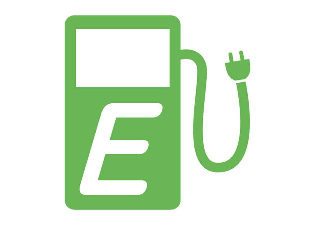 E Gas Station Logo